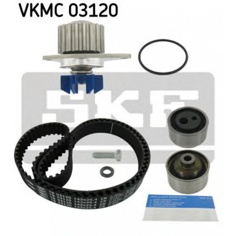 VKMC 03120 SKF - Насос охолоджуючої рідини + комплект зубчатого ремня